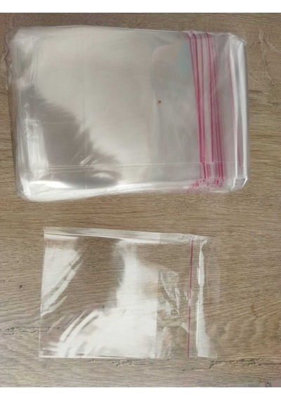 100 Adet 10x15 Cm Bantlı Yapışkanlı Şeffaf Opp Jelatin Poşet 10x10+5 Şeffaf 10 X 15
