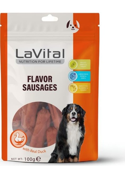 Lavital Ördek Etli Sosis Köpek Ödülü 100 Gr