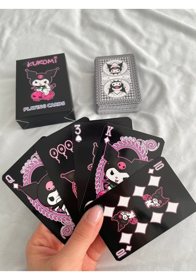 Kuromi Anime İskambil Kartı Poker Pişti Kartı