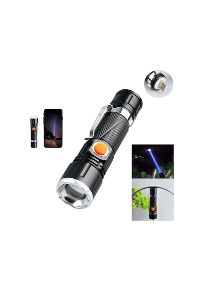 Wt-622 P50 Led Şarjlı Mıknatıslı Usb El Feneri Çok Renkli