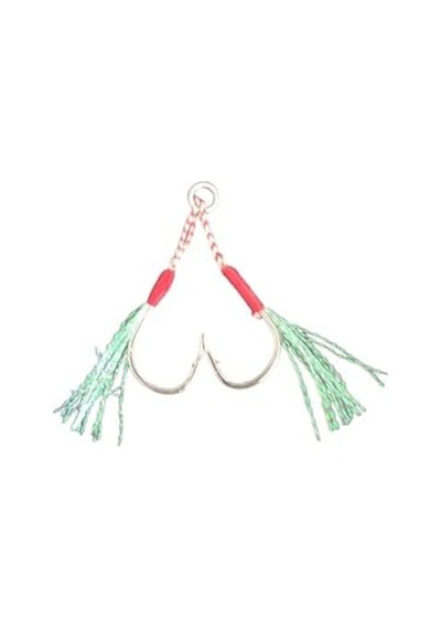 S.f. Jig Çiftli Assist İğne - 2 Adet Çiftli - Jig Yardımcı Kanca - 45g - 65g Arası Jigler İçin