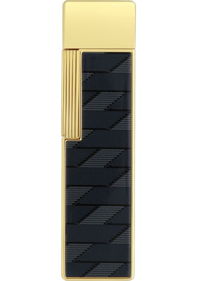 S.t. Dupont Twiggy Monogram 1872 Siyah Çakmak 30079