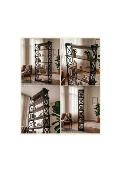 6 Raflı Dekoratif Çok Amaçlı Metal Ve Ahşap Raf - Kitaplık, Banyo Rafı - Modern Tasarım 170cm Atlantik Çam-siyah - 927106455 Atlantik Çam-siyah 6 Raflı Dekoratif Çok Amaçlı Metal Ve Ahşap Raf - Kitaplık, Banyo Rafı - Modern Tasarım 170cm Atlantik Çam-siyah - 927106455 Atlantik Çam-siyah
