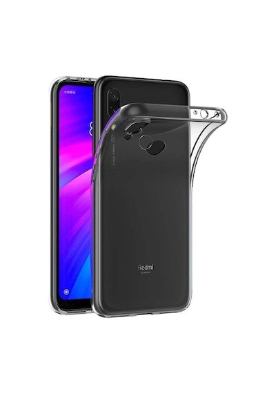 Xiaomi Redmi 7 ile Uyumlu Kapak 1mm Süper Silikon Şeffaf Kılıf