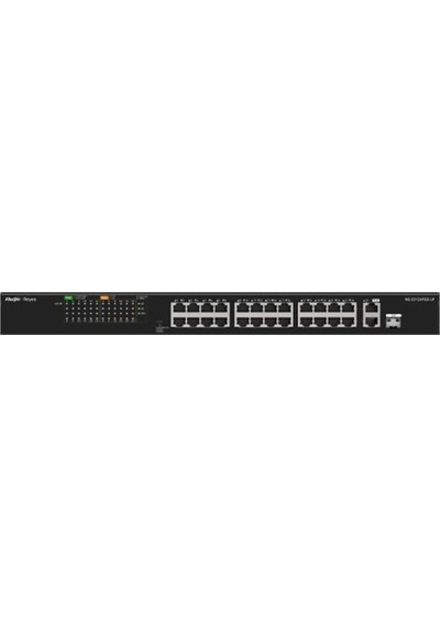 Ruijie Reyee Ruijie-reyee Rg-es126fgs-lp 24 Port Poe+ 10-100 Mbps + 2 Port 10-100-1000 Mbps Uplink + 1 Port Sfp
