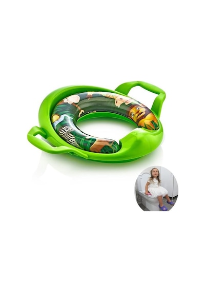 Softy Comfort Kids Klozet Adaptörü  Yeşil