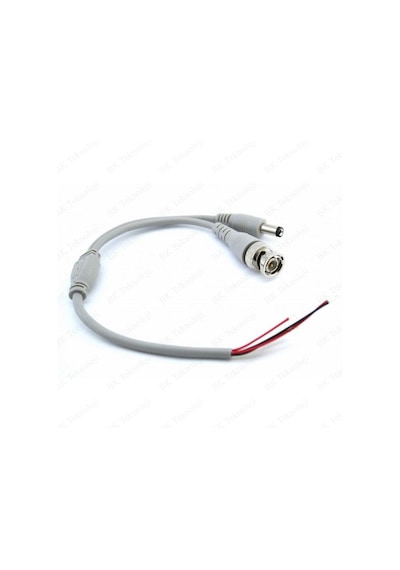 Hazır BNC + DC Power Jack Konnektör CCTV Kamera Kablosu