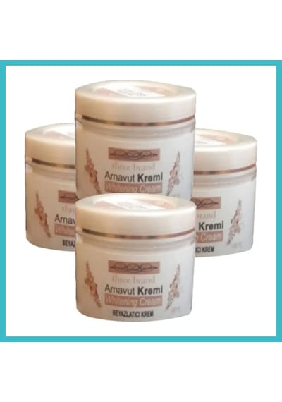 Bezos Three Brand 4lü Adet Arnavut Kremi Whitens Cream Tümbölge Kremi 100 Ml Dfnbez