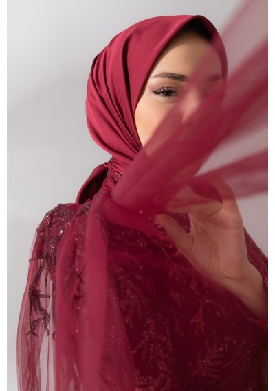 Silk Home Twill Eşarp 11343-44 Bordo