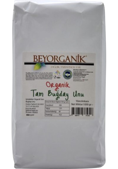Organik Tam Buğday Unu 1 KG