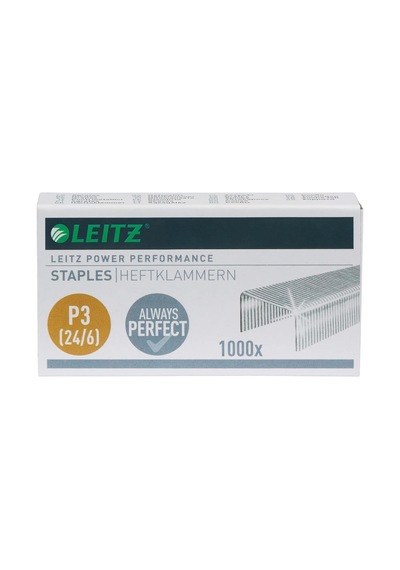 Leitz Power Performance Zımba Teli P3, 1000 Adet, Galvanizli, 55700000 24/6 Mm