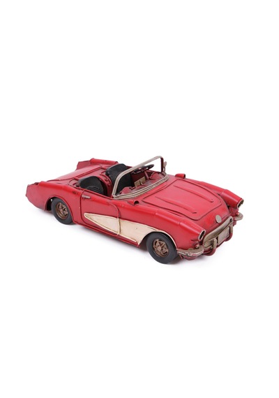 Dekoratif Metal Araba 1110a-4440 Model Kırmızı