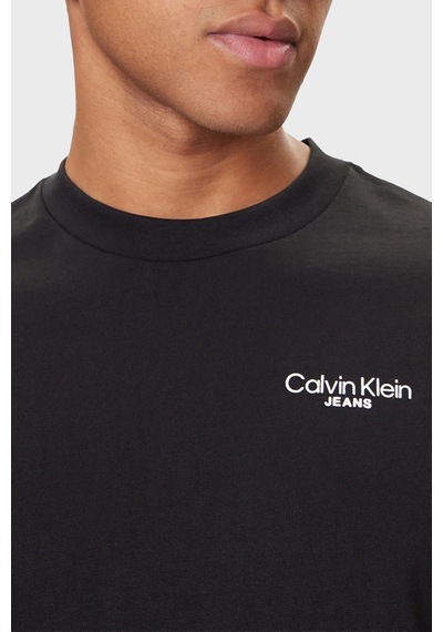 Calvin Klein Erkek T Shirt Lv04rd825g Ub1 Siyah Siyah