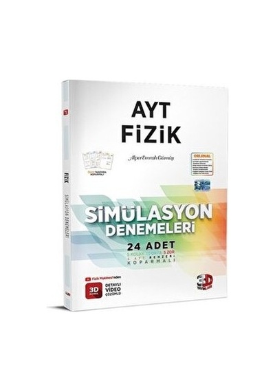 2023 AYT Fizik Simülasyon Denemeleri -  3D Yayınları
