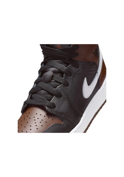 Nike Jordan 1 Mid Gs Kahverengi Basketbol Ayakkabısı Io3391-237 Çok Renkli