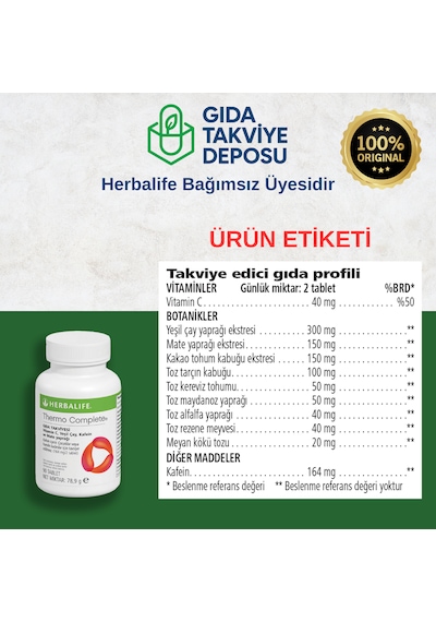Herbalife Thermo Complete 90 Tablet