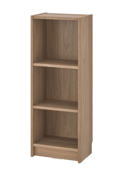 Kitaplık, Meşe Görünümlü, 40x28x106 Cm Abanoz Kitaplık, Meşe Görünümlü, 40x28x106 Cm Abanoz