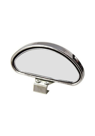 Oto Araç Araba Ayna Ek Kör Nokta Aynası Eğitmen Aynası Krom Oval 10x4 Cm