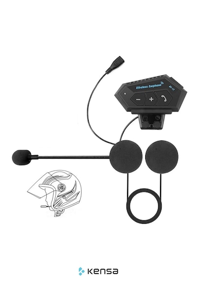 Motosiklet Bluetooth Intercom Su Geçirmez Stereo Dinleme Ve Konuşma Özellikli Kask İçi Kulaklık