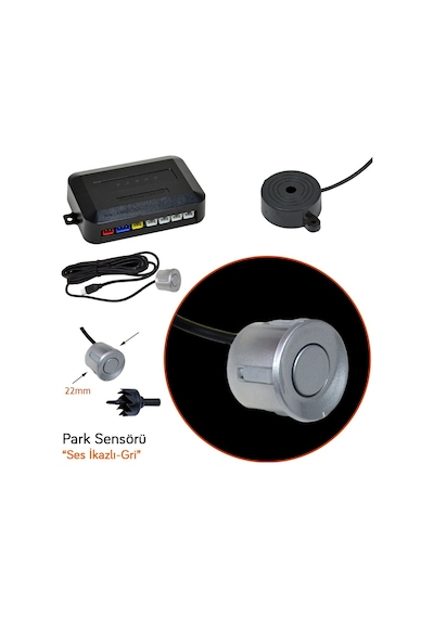 Carub Park Sensörü Ses İkazlı Gri 22 Mm 4 Lü Br0015921