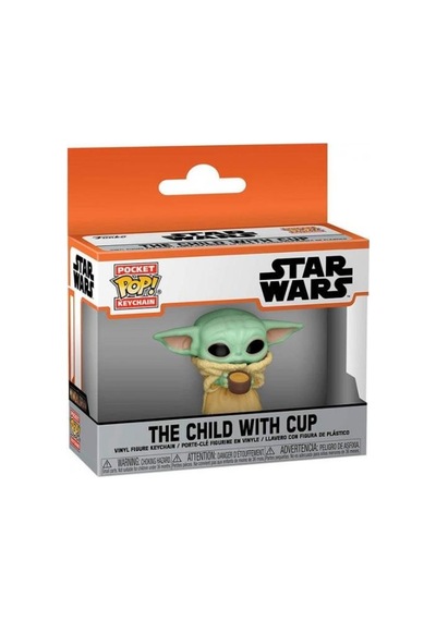 Funko Pop Pocket Keychain Star Wars The Child With Cup