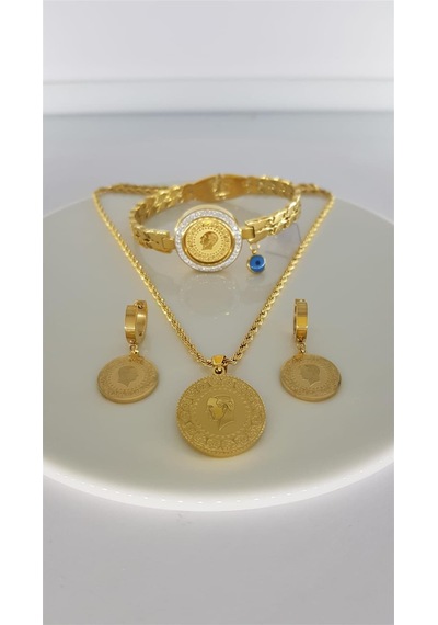 Sones Çelik Takı Setleri Sns500811 Gümüş - Rose Gold