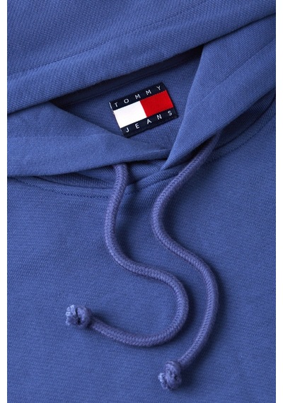 Tommy Hilfiger Tjm Regular Badge Erkek Mavi Hoodie-16425