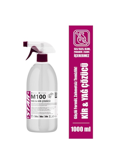 Ağır Yağ Çözücü 1000 Ml Airfryer, Fırın, Izgara, Ocak, Ve Aspiratör İçin Etkili Temizlik Çözümü