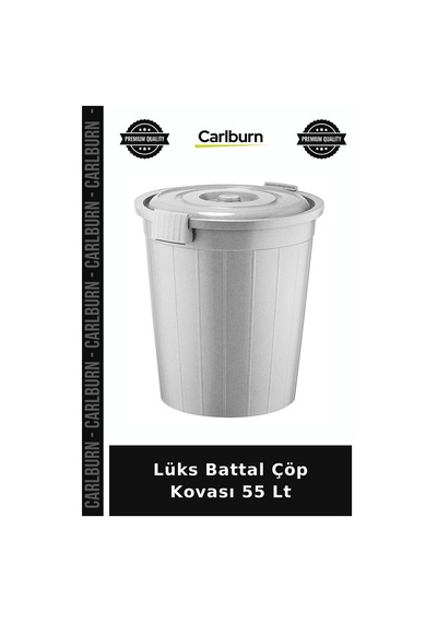 Özel Seri Lüks Battal Çöp Kovası 55 Lt Mutfak Eşyası Geniş Sepet