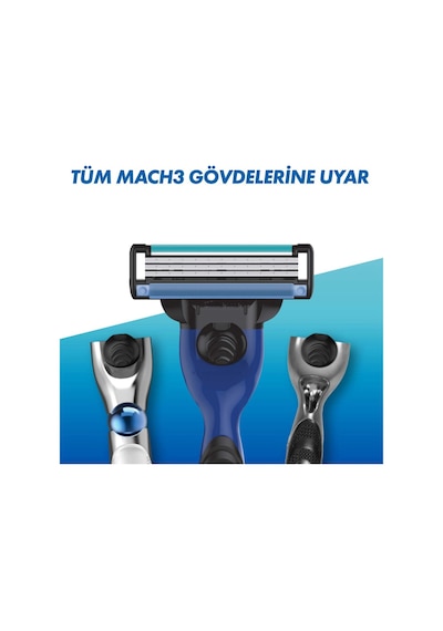 Mach3 Sport 1 Makine+ 3 Yedek Tıraş Bıçağı+200 Ml Köpük +300 Ml Şampuan +çanta