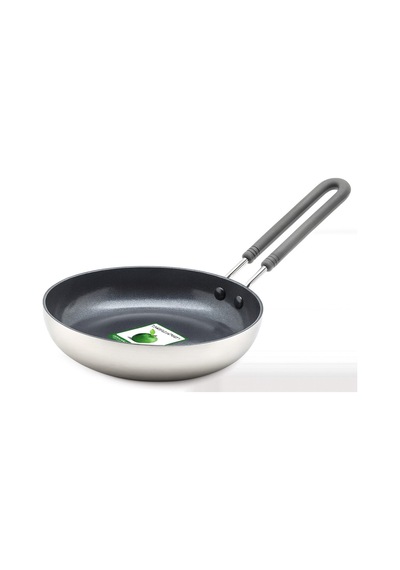 Greenpan Midipan Tava 14 Cm Paslanmaz Çelik Gövde Thermelon Seramik Yüzey Gümüş Diğer