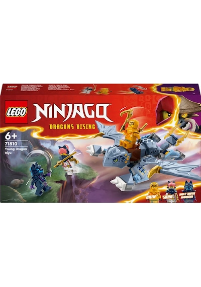 LEGO® NINJAGO Genç Ejderha Riyu 71810 6+ Yaratıcı Oyuncak Yapım Seti - 132 Parça
