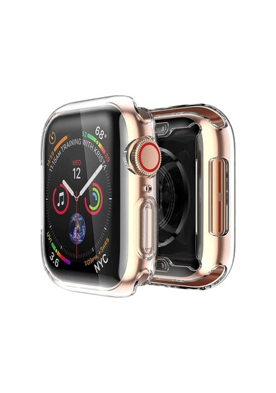 Apple Uyumlu  Watch 38 Mm Şeffaf Silikon Saat Koruma