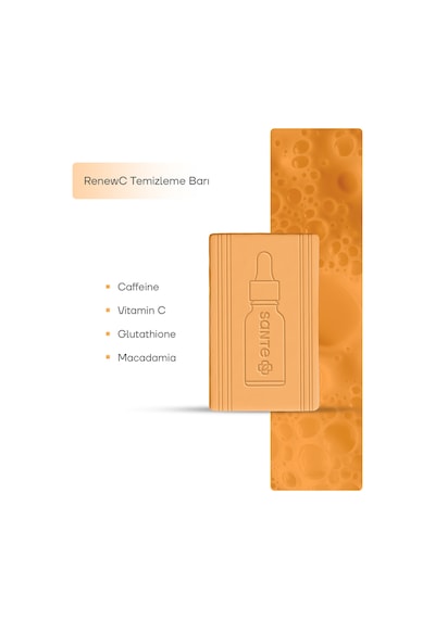 Renewc Cilt Aydınlatıcı Tazeleyici 3x Kafein Serum Etkili C Vitamini Sabunu/barı 120 Gr Diğer