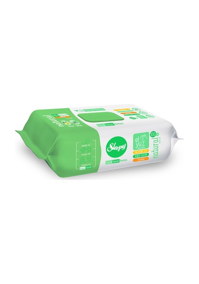 5 Adet Sleepy Natural Kişisel Bakım Havlusu 100'lü 5'li Set