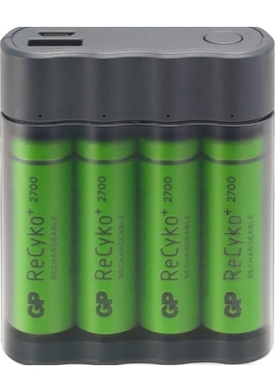 GP X411 AA 2700 Serisi USB Pil Şarj Cihazı + Powerbank
