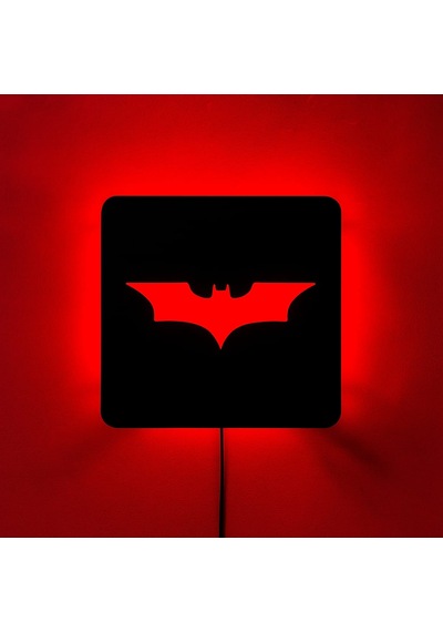 Laaysa 3d Design Batman Rgb Led Yansıtma Duvar Aydınlatması RGB