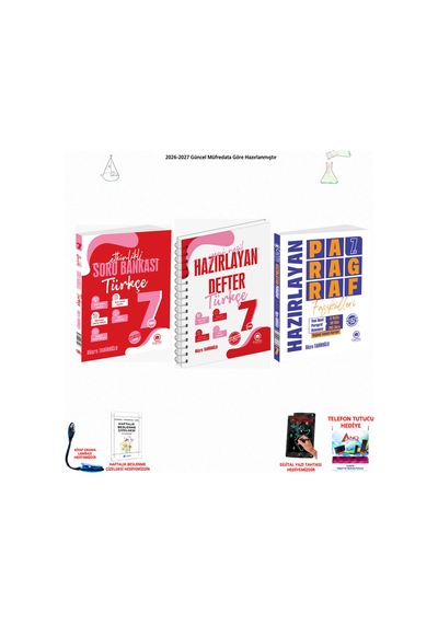 Çanta 7. Sınıf Türkçe Ve Paragraf 3 Kitap Seti