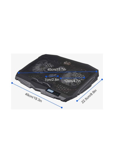 Işıklı Laptop Soğutucu 4 Fanlı 17 In S-18