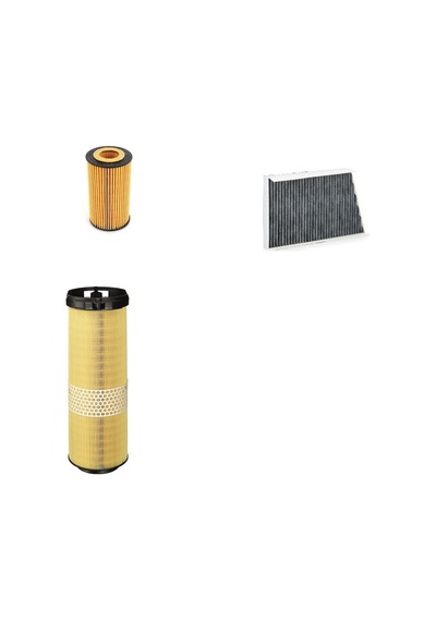 Sardes Filtre Seti Mercedes C220 Cdı W203 2004-2006 Dizel 3lü Hava + Yağ F. + Polen