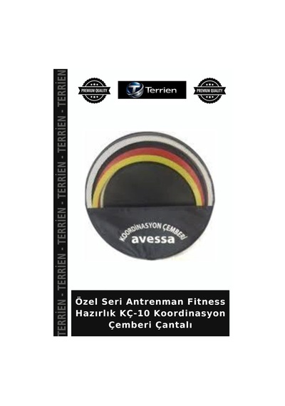 Özel Seri Antrenman Fitness Hazırlık Kç-10 Koordinasyon Çemberi Çantalı Çok Renkli