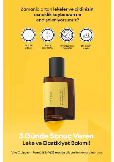 Leke Karşıtı Sıkı Görünüm Sunan C Vitamini Ampulü 75 Ml Vita C Plus Spot Correcting &firming Ampoule