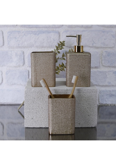 Linen Diş Fırçalık Vizon