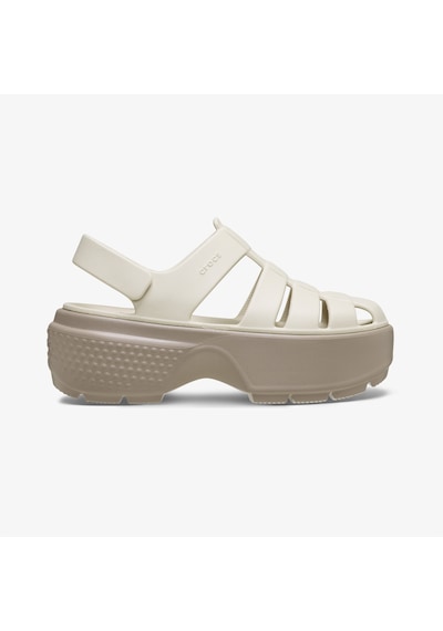 Crocs Stomp Fisherman Kadın Bej Sandalet 209938 Bej