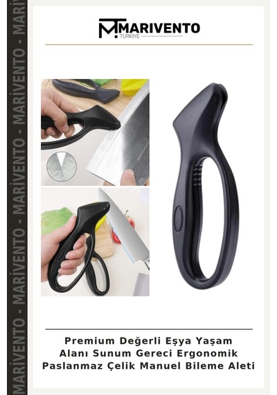 Premium Değerli Eşya Yaşam Alanı Sunum Gereci Ergonomik Paslanmaz Çelik Manuel Bileme Aleti