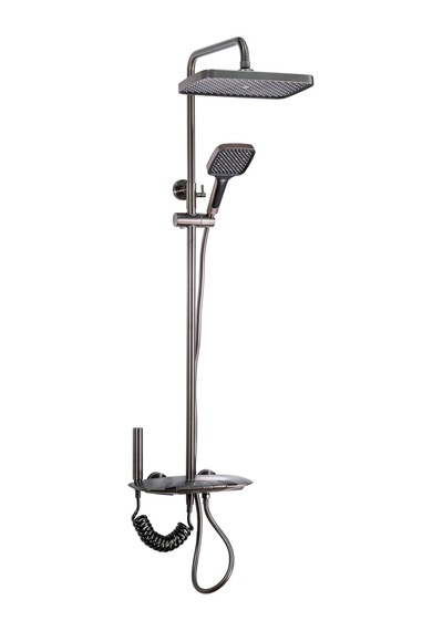 Akıllı Niagara Gun Gray Smart Duş Sistemi Krom