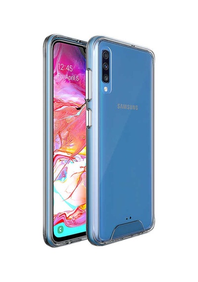 Galaxy A70 Kılıf Zore Gard Silikon Renksiz