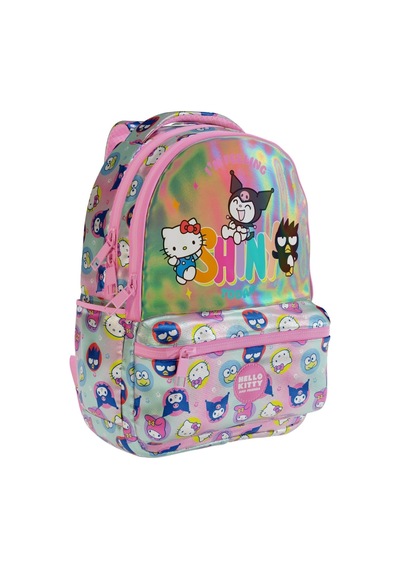 Hello Kitty-kuromi & Friends Temalı Lisanslı Premium 3'lü Okul Seti Sırt Çantası-beslenme Çantası-kalemlik -çok Renkli