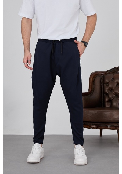 Baykim Sports Wears Unisex Modern Şalvar Pantolon Lacivert