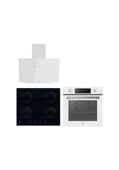 Hoover Genova HO3158W+ HVW6MBB Siyah + HDG6C1GWTK Beyaz Ankastre Set